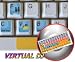 VIRTUAL DJ KEYBOARD STICKER