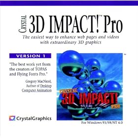 Click here to buy Crystal 3D IMPACT! Pro 1.25 (Jewel Case) by CrystalGraphics.
