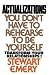 Books : Actualizations: You Don't Have to Rehearse to Be Yourself