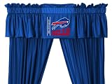 NFL Buffalo Bills Curtain Set 5pc Jersey Drapes and Valance
