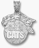 Kentucky Wildcats Modeled Wildcat Comeback Cats Pendant - Sterling Silver Jewelry