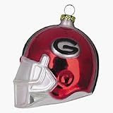 NCAA Georgia Bulldogs Glass Football Helmet 4