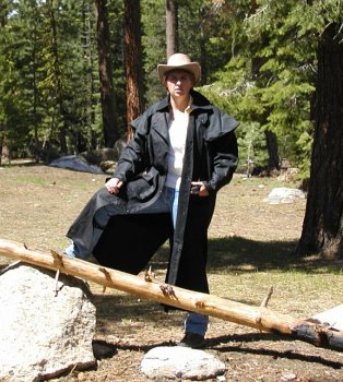 Australian Medium Oilskin Duster - Riding Coat