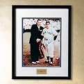 Yogi Berra Autographed Photo with Babe Ruth