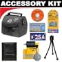 Deluxe DB ROTH Accessory Kit For The Pentax Optio MX4, 750Z, 555, 450, 550 Digital Cameras