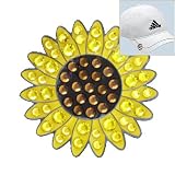 Bella Crystal Collection Sunflower Golf Ball Marker Hat Clip