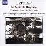 Britten - Sinfonia da Requiem; Four Sea Interludes