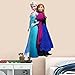 FROZEN Queen Elsa&Anna Wall Stickers Decal Removable Kids Décor PVC Mural Art