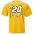 Matt Kenseth #20 Dewalt NASCAR Adult Speedbolt T-Shirt-Gold