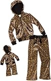 Dollie & Me Girls 2-6X Leopard Hooded Pantset