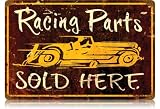 12x18 Car Racing Parts Sold Here Nostalgic Metal Sign V525