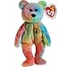 Peace the Neon Ty-Dyed Teddy Bear - MWMT Ty Beanie Babies