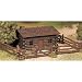 Bachmann Trains Log Cabin with Rustic Fence
