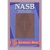 NASB Compact Bible, Brown Diamond/Cross, LT