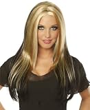 Smoky Eyes Wig (blonde w/ black) Adult Halloween Costume Accessory