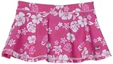 Baby Banz Swim Skirt with Bikini Pant Attached, Pink/White/Print, Size 4