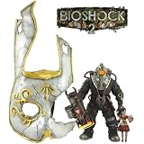 NECA Bioshock 2 Exclusive Gift Pack Includes Subject Omega Figure, Little Sister Figure Bunny Splicer Mask