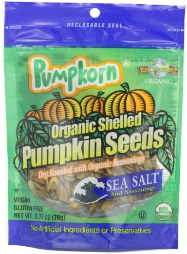 Pumpkorn Sea Salt And Seasonings, 2.75 Pouch (Pack of 12)