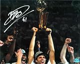 Dirk Nowitzki Autographed/Hand Signed 8x10 Photo (Dallas Mavericks) The Championship Image SC1