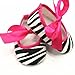 TANZK 1 Pair Cute Zebra Black White Print Newborn Baby Toddler Infant Shoe Sandal 11cm
