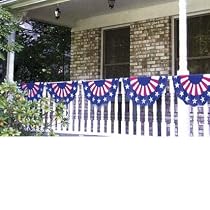 Weatherproof Patriotic Bunting 11ft
