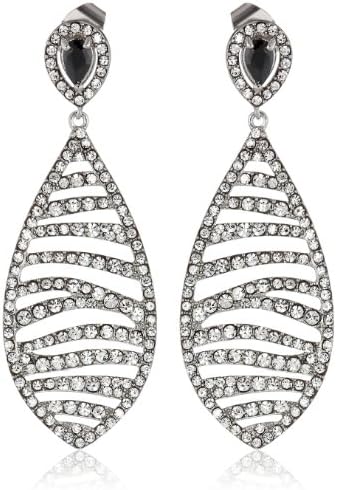 Black and White Zebra Earrings
