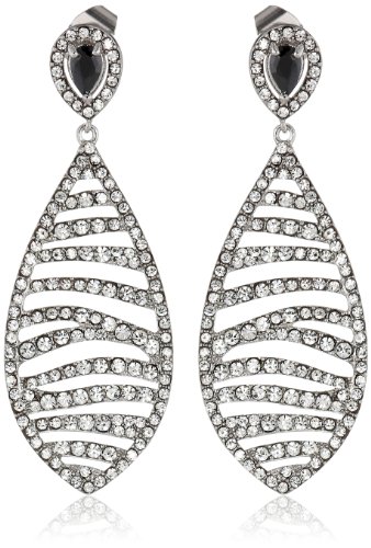 Black and White Zebra Earrings