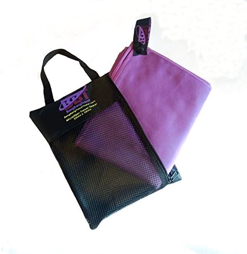 Microfiber Towel - Large 50ins x 30ins - Super Absorbent Microfiber Travel Towel in Two Colors, Gentle on Skin and Lightweight - Fast Drying - Ideal for Travel, Sports, Hiking, Camping, Backpacking & Swimming