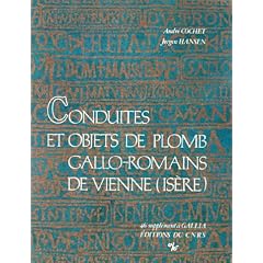 Conduites et objets de plomb gallo-romains de Vienne (Is�re)
