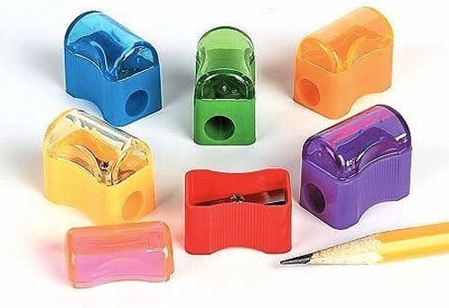 Bulk Plastic Pencil Sharpener Assortment (144 Pack)