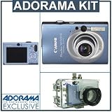 Fantasea FSD-1100 Underwater Camera Housing / Camera Kit with Canon Powershot SD1100 Digital Camera - Blue