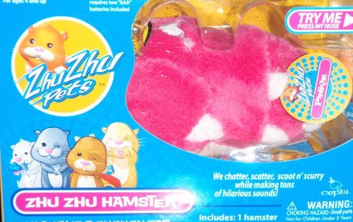 518W2s PWlL Pink Zhu Zhu Pets Hamster   Pinkie