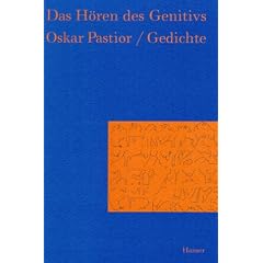 Das H�ren des Genitivs: Gedichte