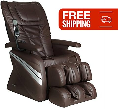 Therapeutic Shiatsu Reclining Massage Chair- Osaki OS-1000 with Intelligent Roller System, Added Neck Massage and Fatigue Relieving Adjustable Air Massage (Brown)