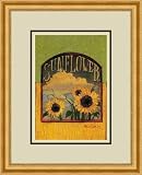 "Three Sunflowers" by Thomas LaDuke - Framed Artwork