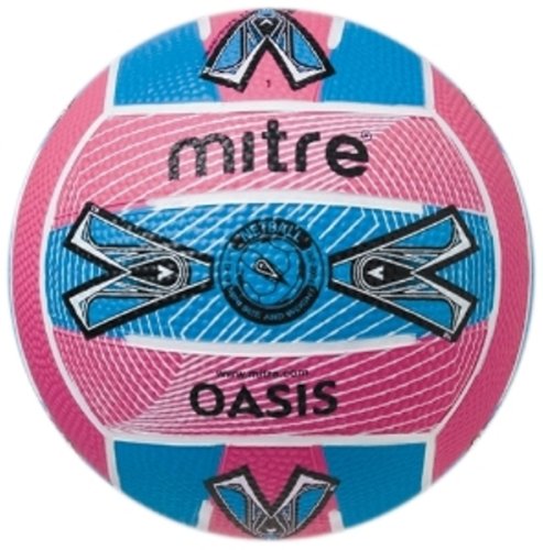 MITRE Oasis Blue and Pink Netball