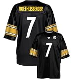 Ben Roethlisberger Black Reebok NFL Replica Pittsburgh Steelers Youth Jersey
