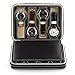 Amzdeal 8 Slot Zippered Traveler's Watch Bracelet Bangle Display Storage Case, Black