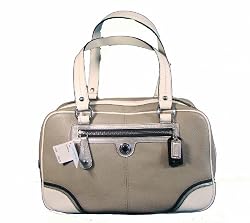 Authentic Coach Laura Grey White Special Satchel Satchel 15176