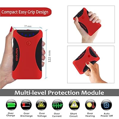 COOLNUT CMPBAD-42 WaterProof Power Bank 10400mAh (Red)