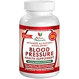 Activa Naturals Blood Pressure Health Supplement with Garlic, Hawthorn, Hibiscus, Juniper & Buchu Herbs - 90 Veg. Caps