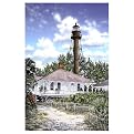 Sanibel Island Lighthouse by James Harris- 28x18"
