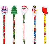 消しゴム付鉛筆＜クリスマス＞ 【192本まとめ買い】