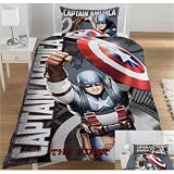 Captain America Freedom Single Duvet Quilt Cover OFFICIAL