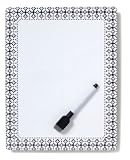 Black & White Criss cross DRY Erase Cling Self Adhesive Board Fridge 518WI%2Boq13L. SL160 Black & White Criss cross DRY Erase Cling Self Adhesive Board Fridge