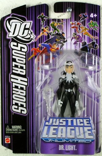  DC Super Heroes Justice League Unlimited Action Figure Dr. Light [Purple Card]