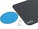 Silicone Quick Dish Drying Mat By Coowind- with Bonus Pot Trivet and S Hook-Extra Large 17.8