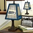 Seattle Seahawks Memory Company Art Glass Table Lamp NFL Football Fan Shop Sports Team Merchandise