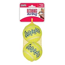 KONG Squeaker Tennis Balls, Large Dog Toy, 2-Pack
