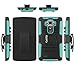 LG G4 Case, Cellto **Triple Layer** [Kickstand] Combo Holster Cover [Heavy Duty Rugged] Kickstand and Locking Belt Swivel Clip (Mint)